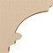 Ekena Millwork 3"W x 12"D x 12"H Thin Diane Rough Cedar Woodgrain TimberThane Corbel, Primed Tan CORUR03X12X12DIARCPR - alternate 2